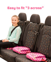 Load image into Gallery viewer, BubbleBum Travel Booster Seat Pink- Affordable Car Hire