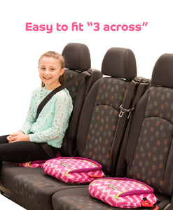 BubbleBum Travel Booster Seat Pink- Affordable Car Hire