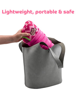BubbleBum Travel Booster Seat Pink- Tots to Travel